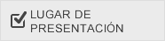 lugar de presentacion