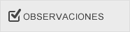 observaciones